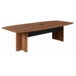 Mesa de Reunião Diretoria – 2,40×1,20m NOGAL SEVILHA / PRETO – 22015