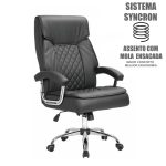 Poltrona Presidente LUXO CONFORT c/ Mola Ensacada – Couríssimo 32989 - Imagem 3