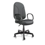 Cadeira Escritório PRESIDENTE PLUS c/ BRAÇO CORSA – COR PRETO 32957 - Imagem 4