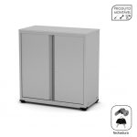 Armário de Aço PA-100 – 0,84×0,80×0,40m – CHAPA # 26/24 CZ/CZ – PANDIN – 12008