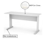 Mesa Escritório 1,50×0,60m com GAVETAS – MAXXI – CINZA/CINZA – 53082 - Imagem 3