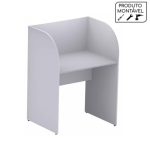 Baia Inicial FECHADA para Atendimento 1,20×0,80×0,60m c/ FUNDOCINZA/CINZA – 24012