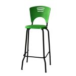 KIT 10 Banquetas Fixa Alta Piacere – Cor Verde – 34110 - Imagem 3