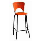 Banqueta Fixa Alta Piacere – Cor Laranja – 34104