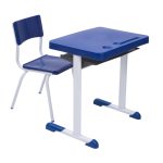 Kit Escolar Individual  AZUL – (Mesa e Cadeira) – INFANTIL 03 a 06 Anos – REALPLAST – 41089 - Imagem 2