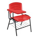 Cadeira Universitária Plástica com Prancheta PLÁSTICA – COR VERMELHO – MOGIMAX – 34022