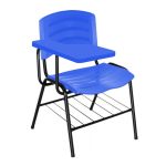 Cadeira Universitária Plástica Prancheta PLÁSTICA – COR AZUL – MOGIMAX – 34023