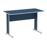 Mesa Escritório 1,50×0,60m s/ Gavetas – MAXXI – Cor Azul 44086