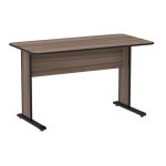 Mesa Escritório 1,20×0,60m s/ gavetas – MAXXI – Cor Walnut 44095