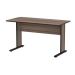 Mesa Escritório 1,50×0,60m s/ gavetas – MAXXI –  Cor Walnut 44097 - Imagem 3