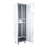 Roupeiro de Aço INSALUBRE c/ 02 Portas – 1,95×0,50×0,40m – CZ/CZ – SA – 14005 - Imagem 2