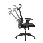 Cadeira para Escritório Presidente TELA VIENA – NR17 – Cor Preto – 30051 - Imagem 4