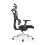Cadeira de Escritório Presidente tela ARES Giratória – Cor Preto – Pollo Móveis – 30063 - Imagem 2