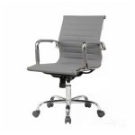 Cadeira DIRETOR Charles Eames Esteirinha – Cor CINZA – Pollo Móveis – 32880 - Imagem 4