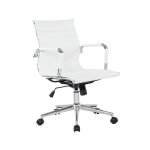 Cadeira Diretor Charles Eames Esteirinha – Cor Branco – POLLO MÓVEIS – 32874