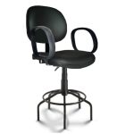 Cadeira Caixa Executiva Lisa com Braço Corsa – (Aranha MARTIFLEX) – Cor Preta – 35032