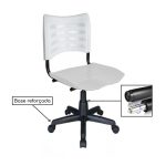 Cadeira de Escritório Giratória PLÁSTICA – MRPLAST – COR BRANCO – 31315 - Imagem 2