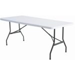 Mesa Refeitório MASTER FIT C/ Pés Dobráveis 2,00×0,90×0,75m – Tampo em PP BRANCO – 50071