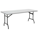 Mesa Refeitório MASTER – 1,80X0,45X0,75m – TAMPO PP BRANCO – 50075