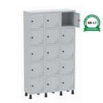 Roupeiro de Aço PAM com 15 Portas Pequenas – 1,80×1,03×0,32m – CZ/CZ – PANDIN – 74211 - Imagem 4