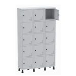 Roupeiro de Aço PAM com 15 Portas Pequenas – 1,80×1,03×0,32m – CZ/CZ – PANDIN – 74211