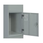 Roupeiro de Aço c/ 08 Portas PEQUENAS – 1,84×0,64×0,35m – CZ/CZ – W3 – 10017 - Imagem 5