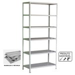 Estante de Aço com 06 Bandejas 58 cm (22/18) – 1,98×0,92×0,58m – W3 – 16041 - Imagem 4