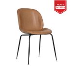 Cadeira Interlocutor UDYR Corino – COR CARAMELO – Pollo Móveis – 37004 - Imagem 3