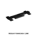 Mesa Dupla de Escritório PÉ QUADRO – 1,20×1,35m – C/ Gavetas – PRETO / PRETO – 26802 - Imagem 6