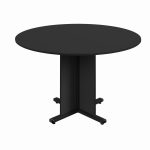 Mesa Escritório REDONDA -1,20m – PRETO – 45111