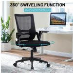 Cadeira de Escritório Diretor Tela DUNA braço ajustável – Cor Preto – 34027 - Imagem 4