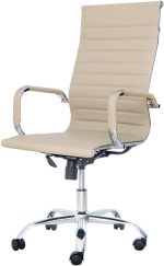 Cadeira Presidente Charles Eames Esteirinha NUDE – Pollo Móveis – 32992 - Imagem 5