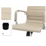 Cadeira Presidente Charles Eames Esteirinha NUDE – Pollo Móveis – 32992 - Imagem 6