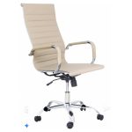 Cadeira Presidente Charles Eames Esteirinha NUDE – Pollo Móveis – 32992