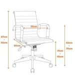 Cadeira DIRETOR Charles Eames Esteirinha – TERRACOTA – 32793 - Imagem 5