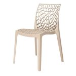 Cadeira Interlocutor GRUVYER para Escritório ou Jantar – Polipropileno – Cor FENDI – 48007 - Imagem 2