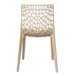 Cadeira Interlocutor GRUVYER para Escritório ou Jantar – Polipropileno – Cor FENDI – 48007 - Imagem 3