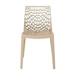 Cadeira Interlocutor GRUVYER para Escritório ou Jantar – Polipropileno – Cor FENDI – 48007 - Imagem 4
