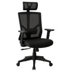 Poltrona Presidente Tela ORION Syncron Giratória – Cor Preto – 32944