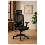 Poltrona Presidente Tela ORION Syncron Giratória – Cor Preto – 32944 - Imagem 11