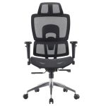 Cadeira de Escritório Presidente Tela ÉVORA – Cor Preto – 30065 - Imagem 3