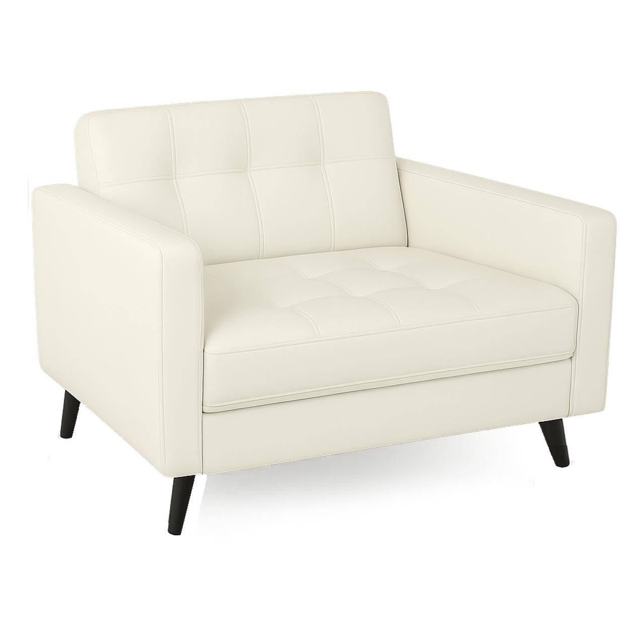 15345756224-copia-de-roma-02-lugares.jpg Poltrona para Escritório ROMA 02 Lugar – Corino – Cor NUDE – 60071 - Imagem 1