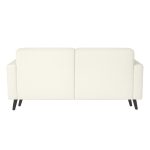 Poltrona para Escritório ROMA 02 Lugar – Corino – Cor NUDE – 60071 - Imagem 3