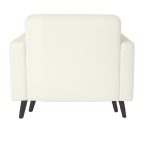 Poltrona para Escritório ROMA 01 Lugar – Corino – Cor NUDE – 60070 - Imagem 3