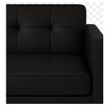 Sofá para Escritório Roma 03 Lugares – Corino – Cor Preto – 60042 - Imagem 3