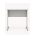 Mesa Escritório 0,80×0,60m – JOB – CINZA/CINZA – 43087 - Imagem 2