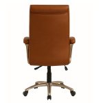 Poltrona Presidente LUXO c/ mola Ensacada – COR CARAMELO – 30059 - Imagem 4