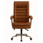 Poltrona Presidente LUXO c/ mola Ensacada – COR CARAMELO – 30059 - Imagem 2