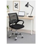 Cadeira de Escritório Tela TURYA c/ braço – Cor Preto – 34044 - Imagem 8