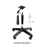 Cadeira Executiva LISA Giratória com Braços Reguláveis – Corino Preto – 31003 - Imagem 5